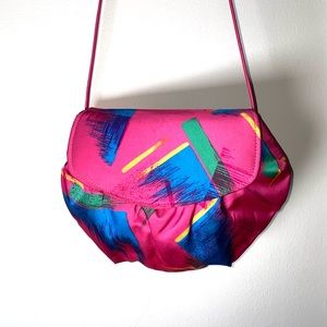 Pink Vintage colorblock purse